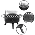 30 in Portable Charcoal Grill Small BBQ Grill for Outdoor Cooking/ Backyard Barbecue Party/ Camping Dual Ventilation System Plus a Screwdriver