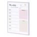 Notebook Daily Plan Notepad Weekly Paper Calendar Office Meal Planning Planners