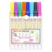 Wamans Marker Pens Marker Pen for Highlight New Double Line Self-Outline Marker Pen Set Glitter Gel Markers Colorful Markers Art Pens for Drawing Greetin Clearance Items