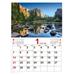 Pompotops Natural Landscape Wall Hanging Calendar With Double Wire Binding Large Daily Block 12 Month Wall Calendarf Perfect for Planning and Organizing for Home or Office