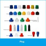 Straight pin needle cylinder plug screw plug screw plug plug glue needle cylinder plug luer sealing head