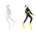 Holloyiver Micro Diver Model People Action Figure Diorama Model Swimmers Figurines Scuba Diver People Figurines DIY Sand Table Layout Model (15cm)