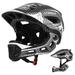 Lixada Kids Sports Safety Bike Helmet Detachable Full Face and Half Face Helmet