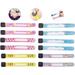 Child Safety ID Wristband 12pcs Reusable&Waterproof Safety ID Bracelets for Kids Anti-Lost Child Travel ID Bands for Children Field Trip&Outdoor Activity