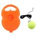 AMLESO Tennis Trainer Tennis Practice Device Portable Tennis Rebound Ball with String Tennis Training Gear for Kids Adults Beginners Orange