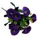 Miyuadkai Flowers Clearance 6 Artificial Flower Bouquets Of Morning Glory and Morning Glory Soft Decoration Opening Wedding Silk Flowers Home Decor Home Purple1