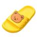 Wilucolt Girls Slippers Fashion Summer Cartoon Indoor Slippers Boys And Girls Thick Bottom Home Slippers Soft Bottom Sandals Light Weight