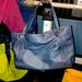 Jessica Simpson Bags | Jessica Simpson Satchel, Hobo Style, Large Shoulder Bag, Navy Blue | Color: Blue/Gray | Size: Os