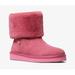 Michael Kors Shoes | Michael Kors Julia Faux Suede/Shearling Ankle Boot Bootie Rosewood/Pink 5/7/8 | Color: Pink | Size: Various