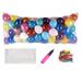 The Holiday Aisle® PMU New Year's Eve Party Balloon Drop Kit 100Pcs Assorted 9In, 5In Balloon w/ Hand Pump Pkg/1 | 8 H x 6 W x 4 D in | Wayfair