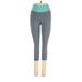 Nike Active Pants - Mid/Reg Rise Skinny Leg Cropped: Teal Activewear - Women's Size X-Small
