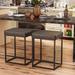 Furniwell Bar Stools & Counter Stools, Leather Cushion, Set of Two
