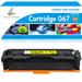 067 067H Toner Cartridge Compatible for Canon 067 CRG-067 for Canon imageClass MF651Cw MF653Cdw MF654Cdw MF655Cdw MF656Cdw LBP633Cdw LBP632Cdw LBP631Cw (Yellow 1-Pack)