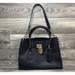 Michael Kors Bags | Michael Kors Hamilton Large Satchel Black Leather Purse Handbag W/ Gold Hardware | Color: Black/Gold | Size: Os