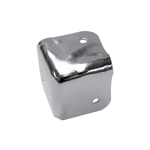 Hq Power - VDAC21 coin de protection pour enceintes, blanc métallique, 38 x 38MM x 90°