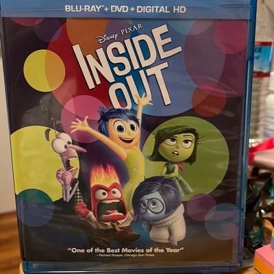 Disney Other | Inside Out Blue-Ray Double Dvd Set One Dvd/One Blu Ray Disc | Color: Blue | Size: Os