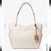 Michael Kors Bags | Michael Kors Jet Set Large Logo Shoulder Bag, Vanilla | Color: Brown/White | Size: Os