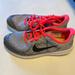 Nike Shoes | Nike Girls Free Rn Sneakers; Size 6 Youth | Color: Gray/Pink | Size: 6g