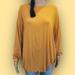 Free People Tops | Gold Free People Top Size Nwt | Color: Gold | Size: Xs