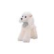 FAVOMOTO Kids Doll Stuffed Plush Toy Birthday Present Bookshelf Decoration Table Decoration Plush Toys for Dogs Decorative Poodle Toy Work Desk Decor Plushies Child White Girl Dog Doll