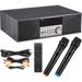 Pyle Pro Home DVD Stereo A/V System with Bluetooth & Wireless Microphone (Gray & Sil PHCD26