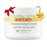 Burt S Bees Hydrating Moisturizing Cream For Sensitive Skin With Aloe & Rice Milk Natural Origin Formula For Face & Body 3 Oz