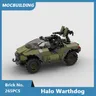 Moc Bausteine Warth dog M12 Kraft anwendung Fahrzeug transport Flugabwehr Raumserie Display