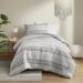 Urban Habitat Cillian Striped Clipped Jacquard Comforter Set