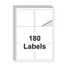 3-1/3Ã¢â‚¬ x 4Ã¢â‚¬(180 Labels) Shipping Address Labels BESTIKER Printable White Sticker Labels Permanent Adhesive Mailing Labels for Packages and Envelopes for Laser Inkjet Printer(6 Labels/Sheet 30