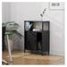 BULYAXIA File Cabinet with Lock Black Filing Cabinets with Mobile Sliding Doors Steel Filing Cabinets for Home Office