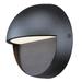 Westinghouse Lighting 6579000 Winslett Transitional One-Light Dimmable LED Outdoor Wall Light Sconce Dark Sky Friendly Textured Black Finish Frosted Glass