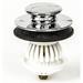 PF WaterWorks DrainEASY Universal Clog Preventing Bathtub/Bath Tub Stopper/Strainer includes 3/8 and 5/16 Fittings; Chrome; PF0910-CH