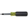 Klein Tools 32557 Multi-Bit Screwdriver / Nut Driver Heavy Duty 10-in-1 with Interchangable Shafts and Ph Sl Sq Hex Bits and Nut Drivers