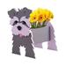 Jacenvly Valentines Day Decor Clearance Dog Flower Pot Planter Cute Pvc Herb Garden Dog Flower Pot Indoor/Outdoor Plant Dog Flower Pot Pet Flower Pot Great Gift Pet Lovers Bedroom Decor