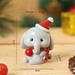 Easter Decorations- Christmas Statue Miniature Snowman Santa Claus Resin Craftwork Home Garden Decorations Statue