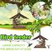 Home Decor Clearance Sale Under $10 Wooden Bird House Bird Feeder Wooden Birdhouse Garden Bird House Garden Gifts Brown