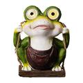 JikoIiving Solar Decorative Lights Outdoor Statues Outdoor Decor Outdoor Garden Lights Frogs Decor Solar Garden Frogs Decorations Garden Statue Solar Lights Garden Solar L