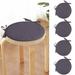 Hxoliqit Round Garden Chair Pads Seat Cushion For Outdoor Bistros Stool Patio Dining Room Seat Cushion Home Textiles Daily Supplies Home Decoration(Gray) for Living Room Or Car