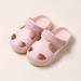 Girl Summer Soft Non -slip Children s Shoes Beach Sandal Children Sandals Baby Hole Shoes Casual Slippers PINK 13CM