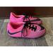 Nike Shoes | Nike Size 12 Girls Pink & Black Cleats #M-4-112 | Color: Black/Pink | Size: 12g