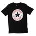 Converse Shirts & Tops | Converse Big Boy's Chuck Patch Logo T-Shirt Short Sleeve Black | Color: Black/White | Size: Mb