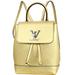 Louis Vuitton Bags | Lock Me Backpack Mini Rucksack Metallic Lv Logo Crossbody Shoulder Bag | Color: Black/Brown | Size: Os