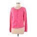 Ann Taylor LOFT Cardigan Sweater: Pink Sweaters & Sweatshirts - Women's Size Medium
