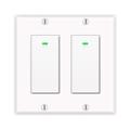 EZsport 15 Amps Smart Light 3-way Rocker WiFi Wireless in White | 4.55 H x 4.55 W x 4.8 D in | Wayfair KK36-2G-02