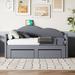 Mercer41 Grindle Daybed w/ Trundle Upholstered/Velvet in Gray | 40.4 H x 43.3 W x 81 D in | Wayfair B2375048C2E4459B9B38C1429D40599C