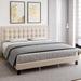 Winston Porter Nurdane Upholstered Platform Bed Upholstered in Brown | King | Wayfair 0EC8DAAC22114526B1AB43779D3689C6