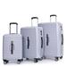 3 Piece Luggage Sets ABS+PC Hardshell Travel Suitcase with TSA Lock