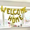 1set 16 pollici in oro rosa benvenuto a casa lettera palloncini Foil benvenuti a casa evento