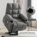 Massage Heated Lift Sofa Recliners Power Recline Chairs w/USB Port, Grey