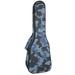 OWNTA Blue Black Multicam Camouflage Texture Pattern Waterproof Oxford Cloth Ukulele Bag - 25.9x9x3.1in/66x23x8cm Size - Durable & Stylish Ukulele Case